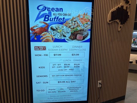 Menu photo 7 Ocean Buffet Orlando, FL Menu photo 7 Ocean Buffet Orlando, FL