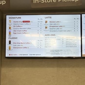 Da Vien Coffee - Menu - Coffee & Tea Near Me - Anaheim, California
