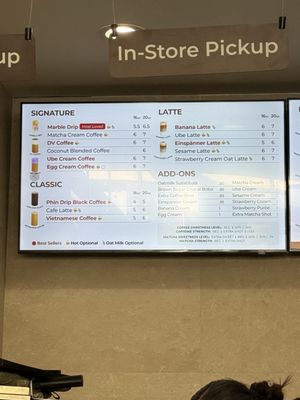 Menu photo 3 Da Vien Coffee Anaheim, CA