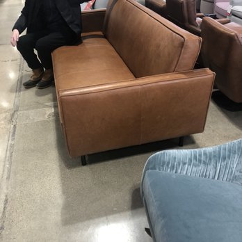 west elm Outlet - This is the leather axel futon that I purchased. Amazing piece! - Home Decor Near Me - Jeffersonville, Ohio
