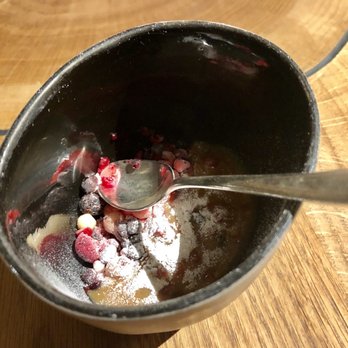 La Degustation Bohême Bourgeoise - Sweet cream and frozen wild berries.. soo yummy - Czech Near Me - Prague, Puerto Rico