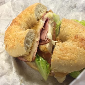 Benny's Bagels - Chicken Cordon on Asiago Bagel - Bagels Near Me - McKinney, Texas Benny's Bagels - Chicken Cordon on Asiago Bagel - Bagels Near Me - McKinney, Texas