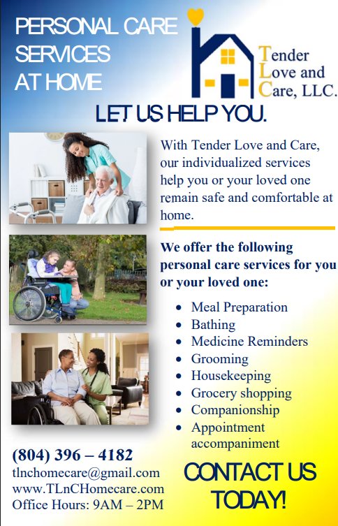 Tender Love and Care - home care agency in Richmond, VA
