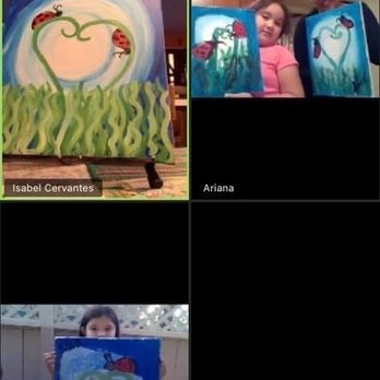 Isa Paints - Virtual paint night, love bugs - Face Painting Near Me