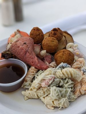 Photo of Louie's Backyard - South Padre Island, TX, US. Prime rib