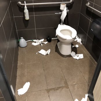 McDonald's - Bathroom looks like it hasn't been cleaned in a week! - Fast Food Near Me - Hamilton, Ohio