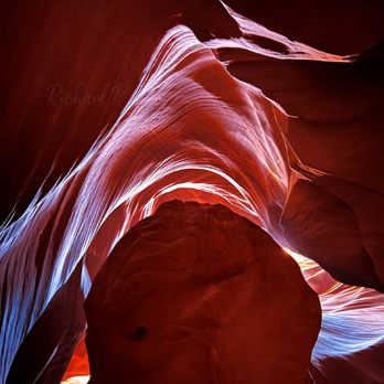 Antelope Slot Canyon Tours - JAWS - This photo is captured by pointing your camera upward. Can you see why they call it JAWS? - Tours Near Me - Page, Arizona Antelope Slot Canyon Tours - JAWS - This photo is captured by pointing your camera upward. Can you see why they call it JAWS? - Tours Near Me - Page, Arizona