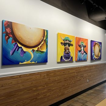Cow & Cheese - Art Inside - Burgers Near Me - Maitland, Florida