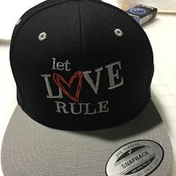 Let Love Rule - Embroidery