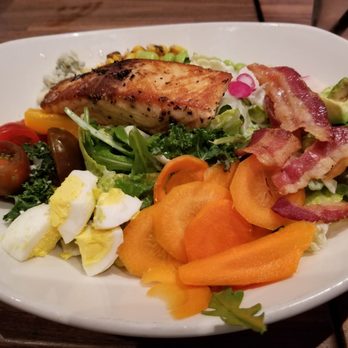 Yard House - Salmon Cobb Salad - Bars Near Me - Dedham, Massachusetts Yard House - Salmon Cobb Salad - Bars Near Me - Dedham, Massachusetts