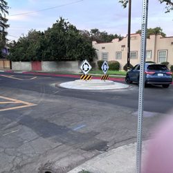 Tower District - New traffic circles on Echo St. between Olive & McKinley Ave's.