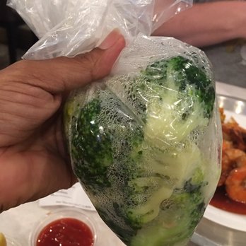 Yami Crab - Broccoli boiled in shrimp water and served in a bag $4.00 - Seafood Near Me - Warner Robins, Georgia