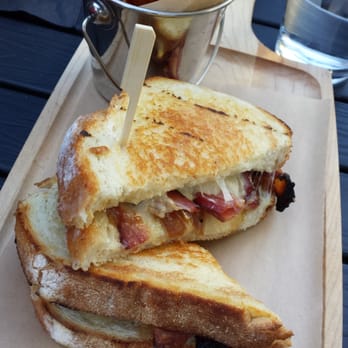 Fireside Tavern - Grilled cheese w/ bacon - pretty tasty - Bars Near Me - Costa Mesa, California