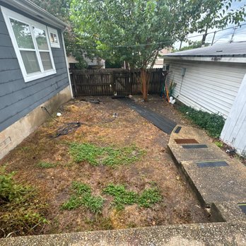 Lamb Boy Services - Before - Landscaping Near Me