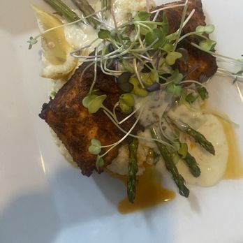 The District SPR - Salmon and Risotto - Wine Bars Near Me - Jacksonville, Florida The District SPR - Salmon and Risotto - Wine Bars Near Me - Jacksonville, Florida
