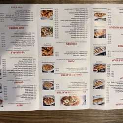 Menu as of 08NOV2024