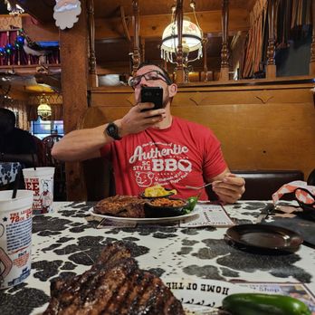 The Big Texan Steak Ranch - 32-ounce Bone-in Ribeye. - Steakhouses Near Me - Amarillo, Texas The Big Texan Steak Ranch - 32-ounce Bone-in Ribeye. - Steakhouses Near Me - Amarillo, Texas
