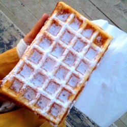 La paillotte - Gaufre au sucre 2€ et délicieuse !