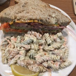 Special fresh ham sandwich with side pasta salad. Sandwiches and the pasta salad are a must at the penny! Special fresh ham sandwich with side pasta salad. Sandwiches and the pasta salad are a must at the penny!