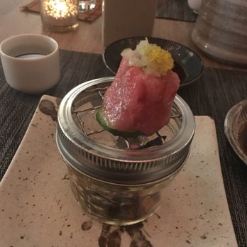 Sushi Hachi - smoked sashimi - omakase part 4 - Sushi Bars Near Me - Washington, DC, District of Columbia