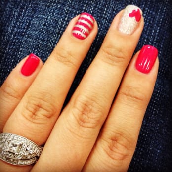 Pink Spa Nails - My valentines day nails done by Kaylen. Definitely give them a try! My nails usually last 2-3 weeks. - Nail Salons Near Me - Greensboro, North Carolina Pink Spa Nails - My valentines day nails done by Kaylen. Definitely give them a try! My nails usually last 2-3 weeks. - Nail Salons Near Me - Greensboro, North Carolina