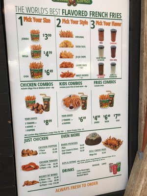 Menu photo 7 Potato Corner Roseville, CA