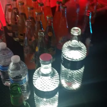 Silver Street Studios - The selfserve VIP table....displaying awesome new light up bottle - Art Galleries Near Me - Houston, Texas