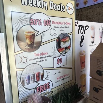 QTea - Weekly promos! - Bubble Tea Near Me - Dublin, California