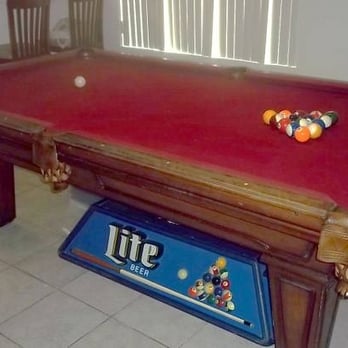 Vegas Pool Table Movers - This is how my table looked when it was picked up - Movers Near Me - Las Vegas, Nevada Vegas Pool Table Movers - This is how my table looked when it was picked up - Movers Near Me - Las Vegas, Nevada