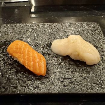 Sendo - New Zealand King Salmon and Hotate - Sushi Bars Near Me - New York, New York Sendo - New Zealand King Salmon and Hotate - Sushi Bars Near Me - New York, New York
