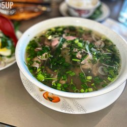 PHO 5UP - Incredibly taste broth! One of my top 5 favorite pho beef broths ever-ever!!! REMINDER TO SELF: Next time omit the PLENTIFUL cilantro!