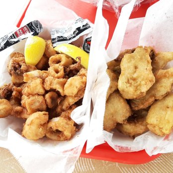Barbara's Fishtrap - Mini fishtrap tempura and fried artichokes - Seafood Near Me - Half Moon Bay, California Barbara's Fishtrap - Mini fishtrap tempura and fried artichokes - Seafood Near Me - Half Moon Bay, California
