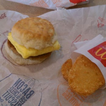 McDonald's - a breakfast sandwich and a biscuit - Burgers Near Me - Orange City, Florida McDonald's - a breakfast sandwich and a biscuit - Burgers Near Me - Orange City, Florida