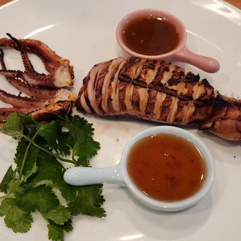 Chao Phra Ya - Grilled squid - Thai Near Me - Herndon, Virginia