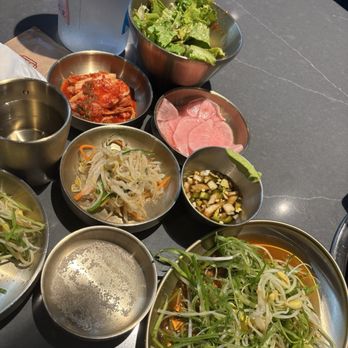 ChoSun Hwaro Korean BBQ - Banchan - Barbeque Near Me - Fairfax, Virginia