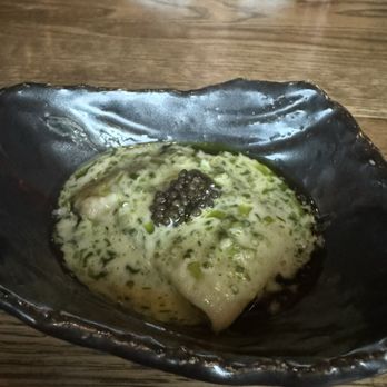 Hestia - Halibut - quite greasy - New American Near Me - Austin, Texas