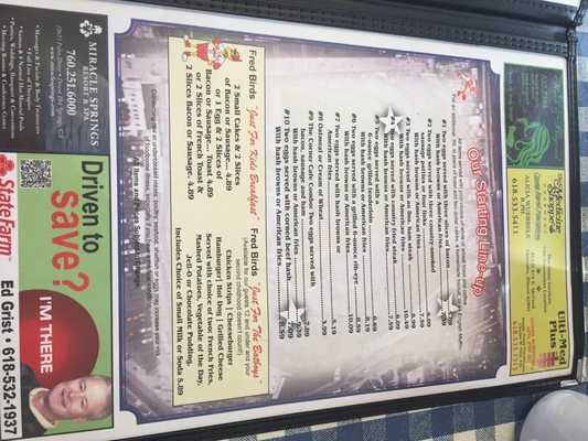 Menu photo 6 Bonnie Cafe Centralia, IL