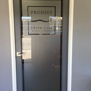 Custom Quick Sign - Our amazing frosted custom decal made by Jeff and his team. Thanks again Dr. Rodriguez - Graphic Design Near Me - Santa Monica, California