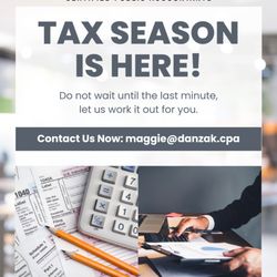 Danzak CPA - Expert tax preparation for individuals & businesses. Maximize deductions, stay compliant, and file with confidence. Contact us today!
