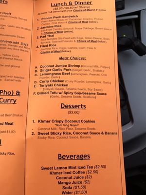 Menu photo 5 Phnom Penh Sandwich Station White River Junction, VT Menu photo 5 Phnom Penh Sandwich Station White River Junction, VT