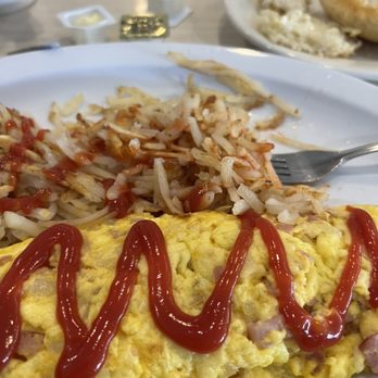 Lincoln Square Pancake House - This is the Western omelet minus the green peppers. - Breakfast & Brunch Near Me - Indianapolis, Indiana Lincoln Square Pancake House - This is the Western omelet minus the green peppers. - Breakfast & Brunch Near Me - Indianapolis, Indiana