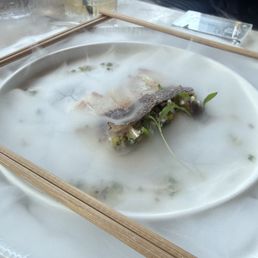 Paid for a show not the food. It was mushy and fell apart. Couldn't even use the chopsticks Paid for a show not the food. It was mushy and fell apart. Couldn't even use the chopsticks