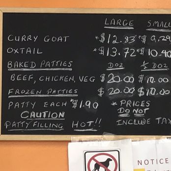 Randy's Jamaican Patties - menu - Caribbean Near Me - York, Ontario