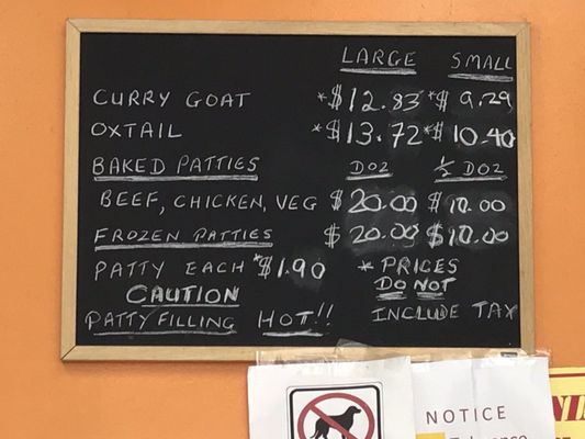 Menu photo 2 Randy's Jamaican Patties York, ON