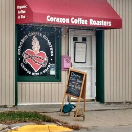 Ahh, the only view of the roaster I got. With a "be back soon" sign on the door.