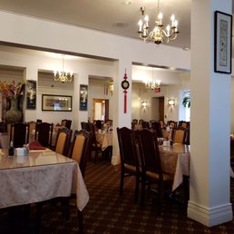 Restaurant dining room. Restaurant dining room.
