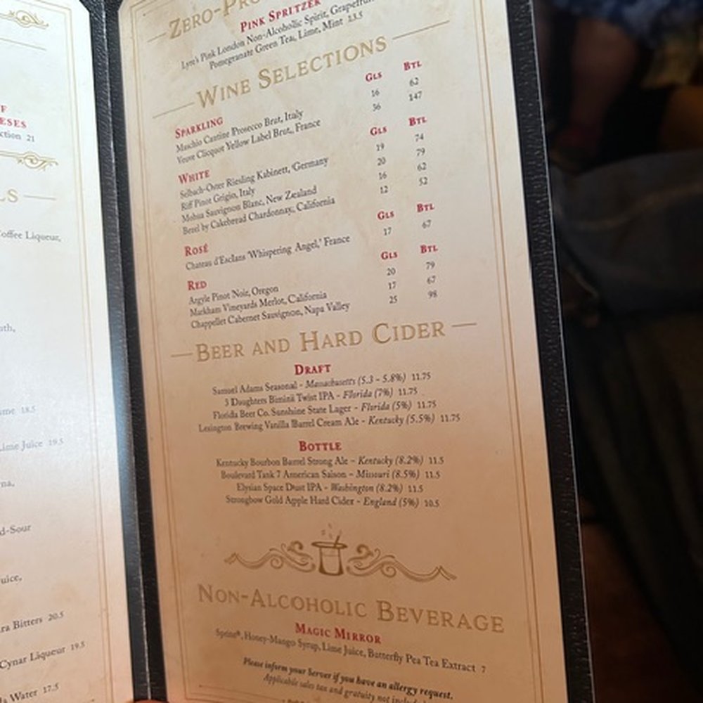 AbracadaBar - Menu - Cocktail Bars Near Me - Orlando, Florida