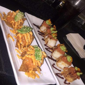 SushiStop Pasadena - Spicy albacore and spicy tuna on crispy rice. Mouth-watering. My TWO favorites. You won't be disappointed - Sushi Bars Near Me - Pasadena, California