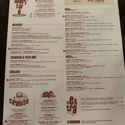 De Pizzabakkers - Menu