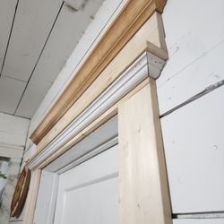 Superior Texan Artisan Renovation - Farmhouse style casing, custom designed for an old house!